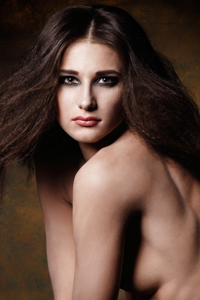 Female model photo shoot of Mirela Niculai in Studio Bucharest