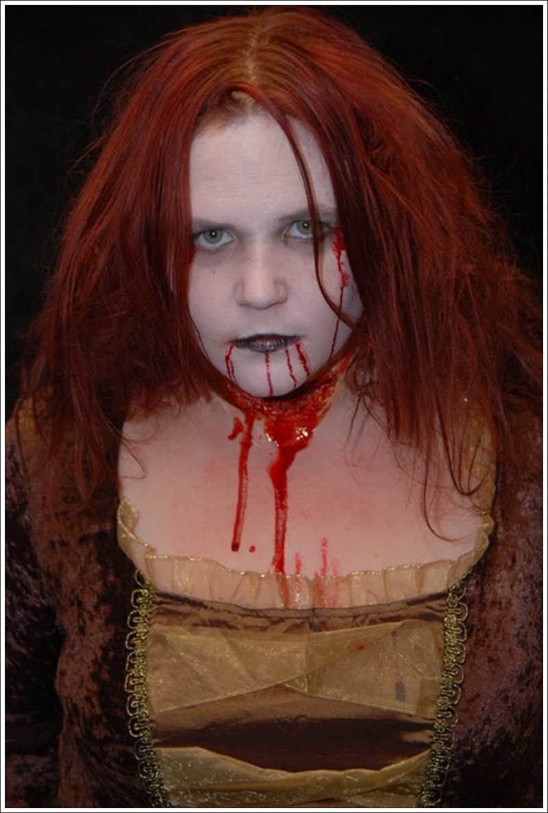 Female model photo shoot of Rayine in Nightmare Manor Rochester NY