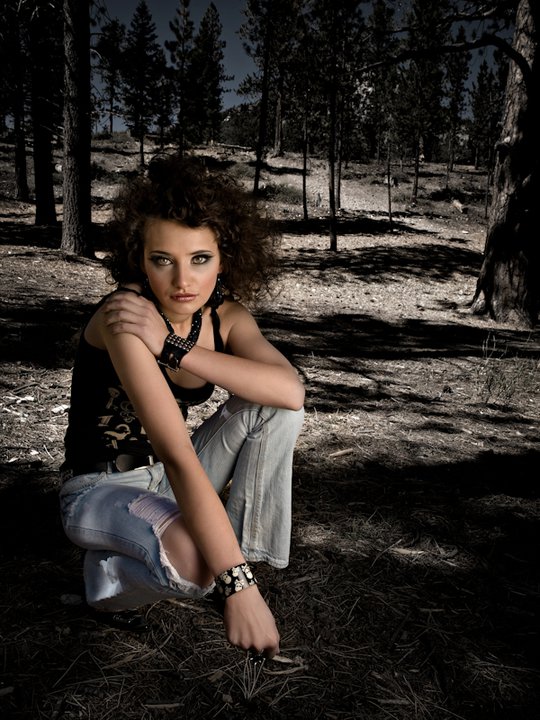 Female model photo shoot of Albina Didenko by Lei Rivera in Las Vegas, NV, makeup by Kelly Burton-Gilmore