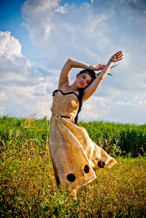 Female model photo shoot of Tomahawk Tassels by Jian Bastille in New Orleans
