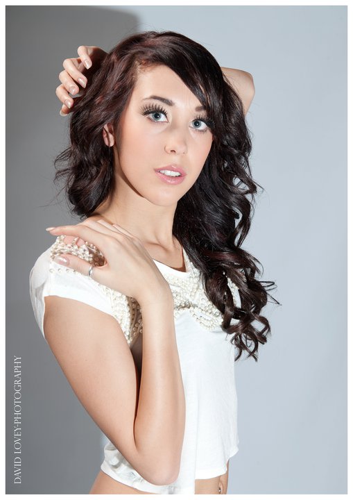 Female model photo shoot of Nikita wall