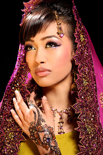 Female model photo shoot of Maliha_, makeup by Shabnam Zaman