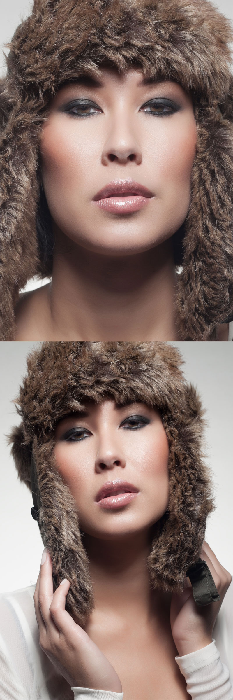 Male and Female model photo shoot of Omar Photos and Stephy Satya in Oklahoma, makeup by Gwen Pettie Beauty