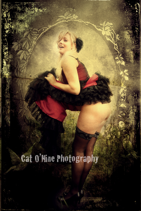 Female model photo shoot of Cat ONineTails in Shot in London..
