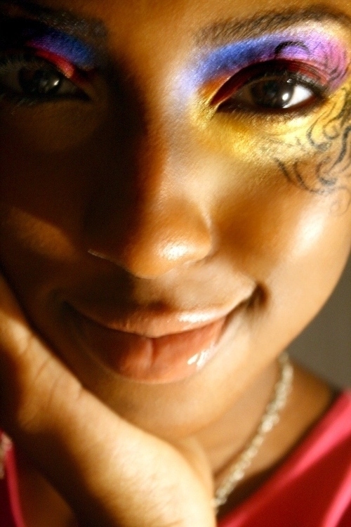 Female model photo shoot of -Yasheeeves-, makeup by -Blushhh Makeup-