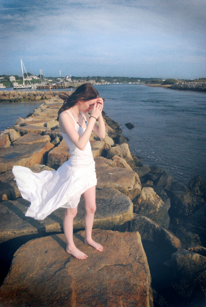 Male and Female model photo shoot of T3S Photography and Kaitlyn X in Menemsha, MA