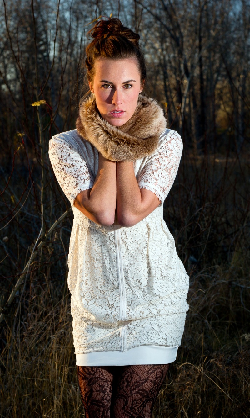 Female model photo shoot of MeadowJ in Princess Island park