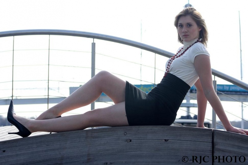 Female model photo shoot of KristenLavallee in Harbourfront