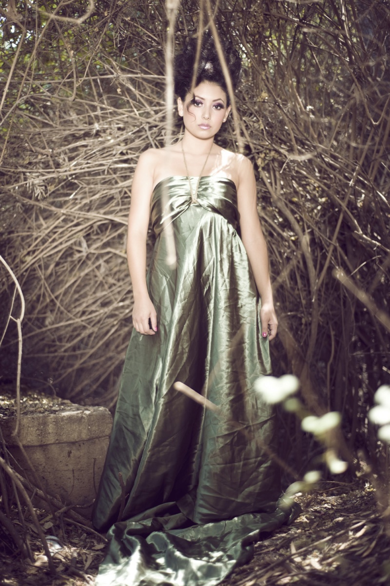 Female model photo shoot of Danielle Sandoval, hair styled by Stephani A Laguna