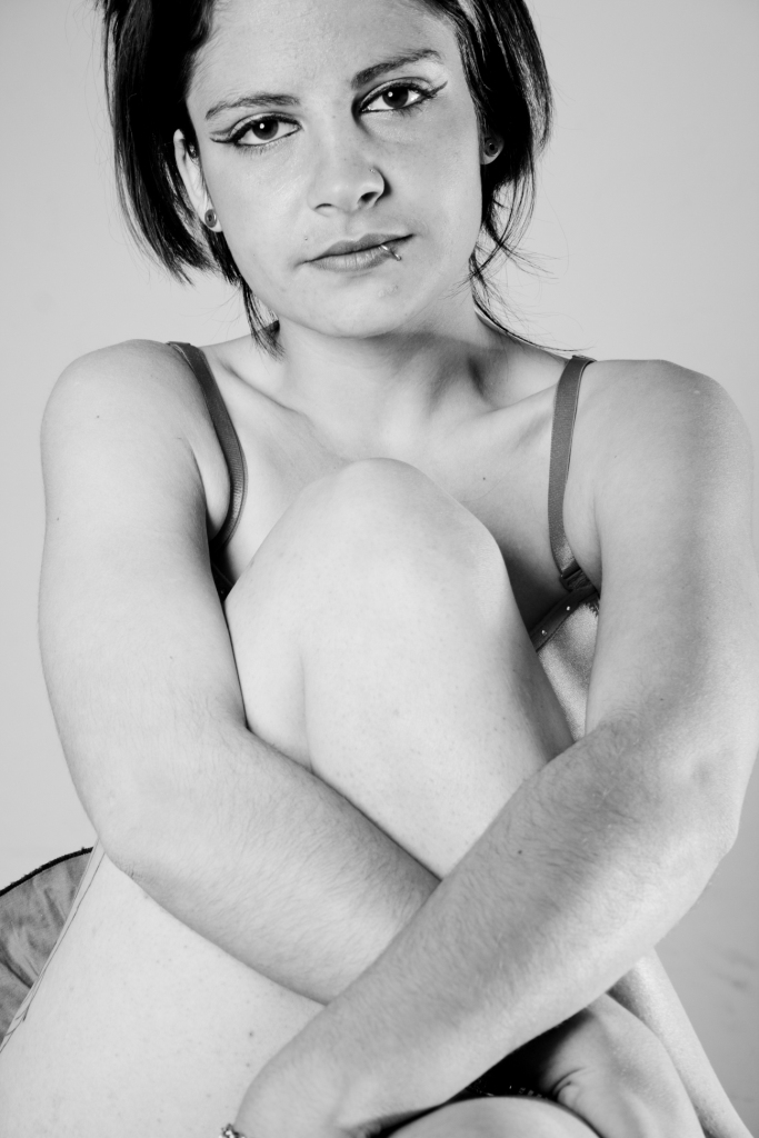 Female model photo shoot of Miz Equinox Dementia 