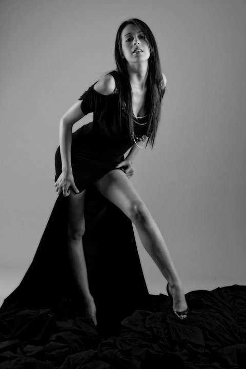Female model photo shoot of Denise Ortiz by Ben Lozano Jr and D Vendange Photography in studio in covina