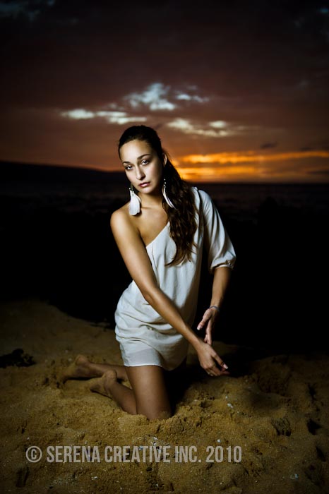 Female model photo shoot of Jen Serena and Jes Dungans in Makena, Maui