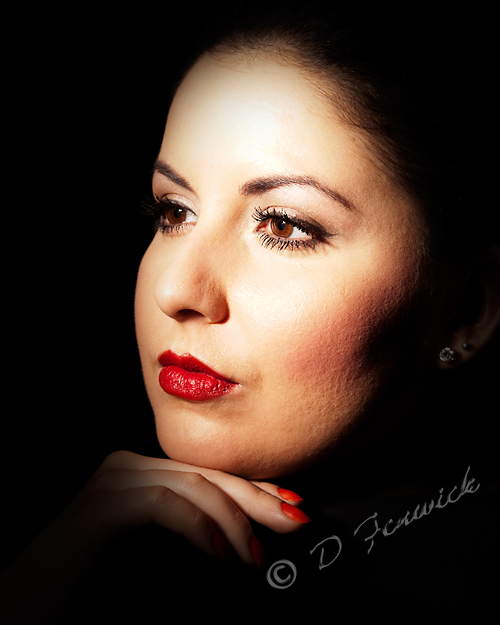 Female model photo shoot of Makeup by Nena and Nena Moreno by DanNV