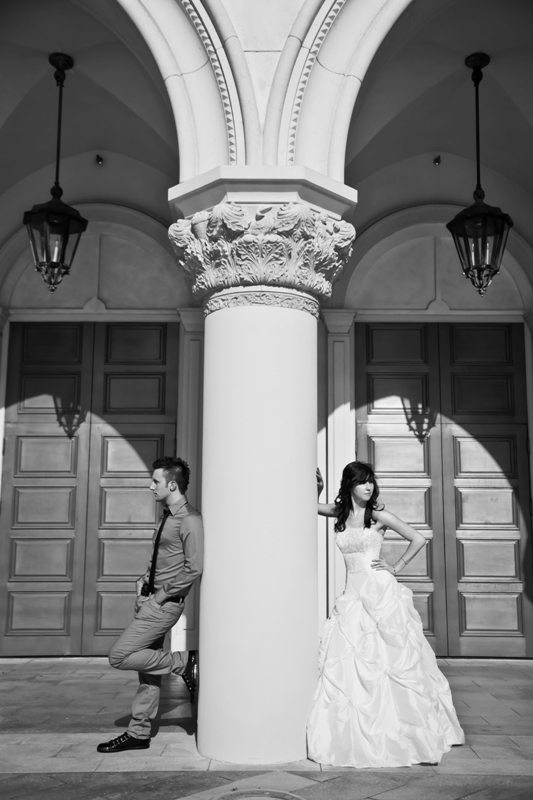 Male and Female model photo shoot of David  Carlos and KaelaAnne by Christopher N in Las Vegas, NV