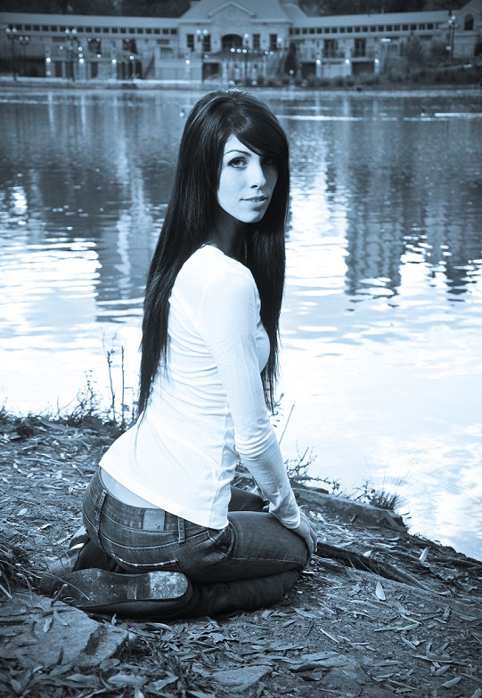 Female model photo shoot of -kristen nicole- by Picastick