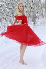 Female model photo shoot of Miss Ashley Quinn by ColdShotPhotography in Snowy Wonderland