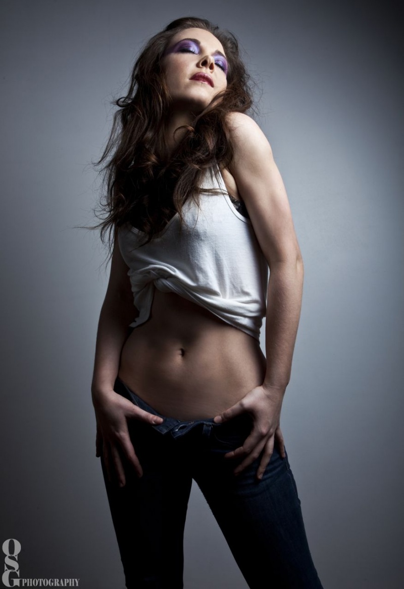 Female model photo shoot of Sophie Gospodarczyk by Olivia Sari-Goerlach, makeup by Bonita Hair Makeup