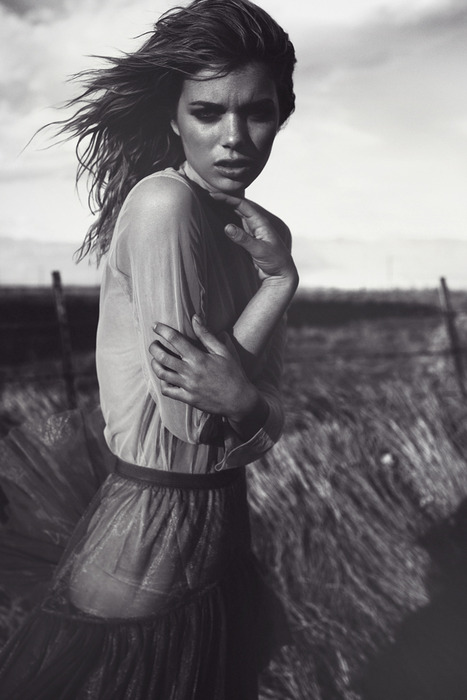 Female model photo shoot of Elizabeth W Stylist by K E S L E R, makeup by KC Witkamp