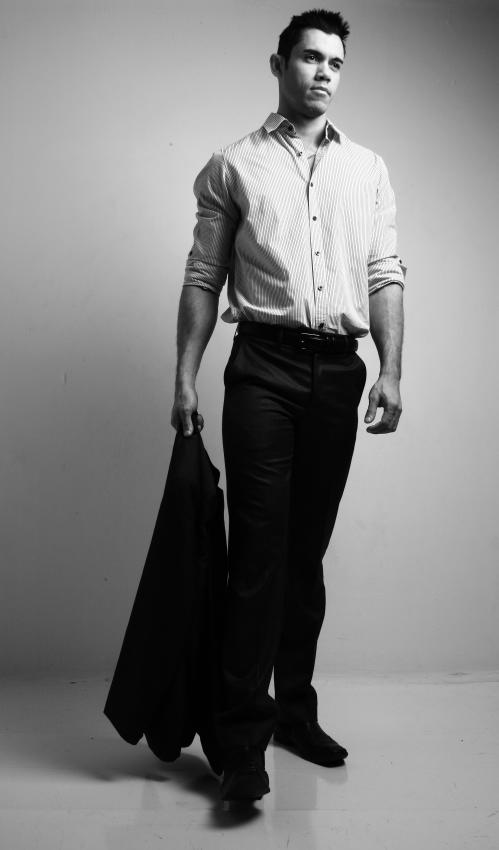 Male model photo shoot of Leonardo Castro by HOTSNAPZ in Hotsnapz studio
