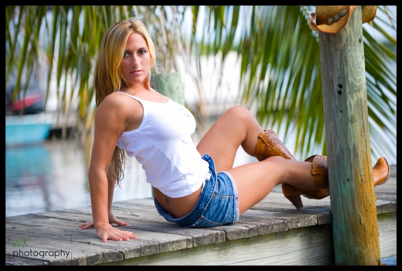 Female model photo shoot of Heidi Christina by WK Photography in Melbourne Beach Florida