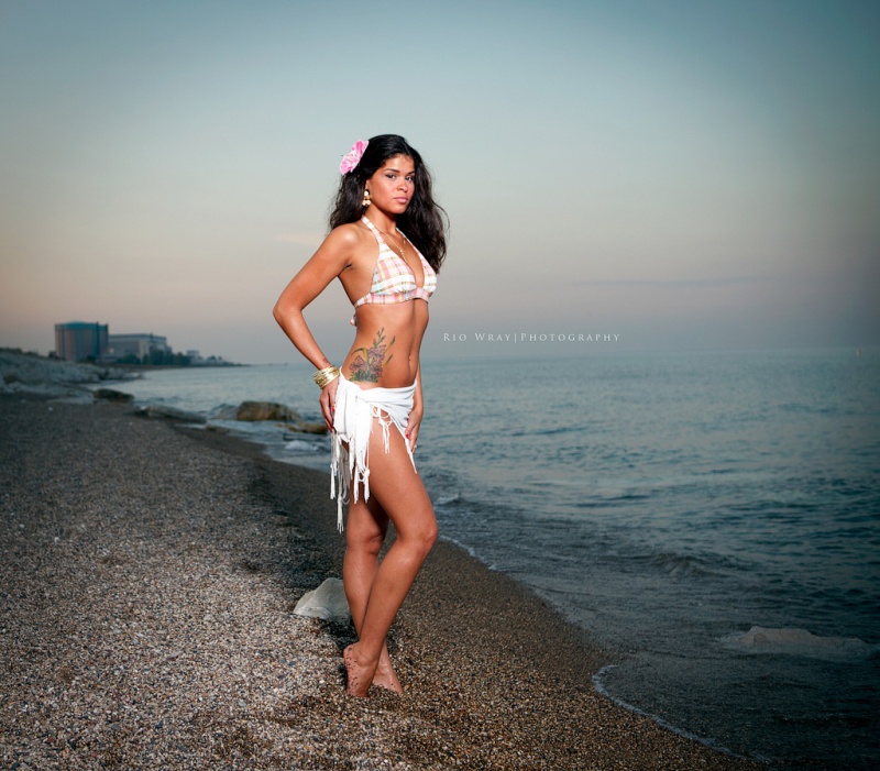 Female model photo shoot of Neaa by Rio Wray in IL State Beach in the Harbor