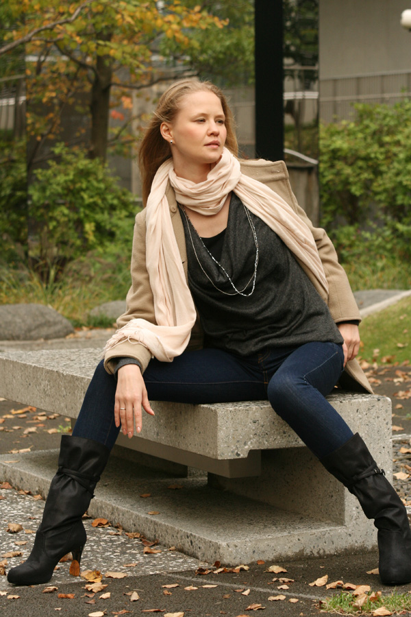 Female model photo shoot of Alyona Galyamina in Tokyo