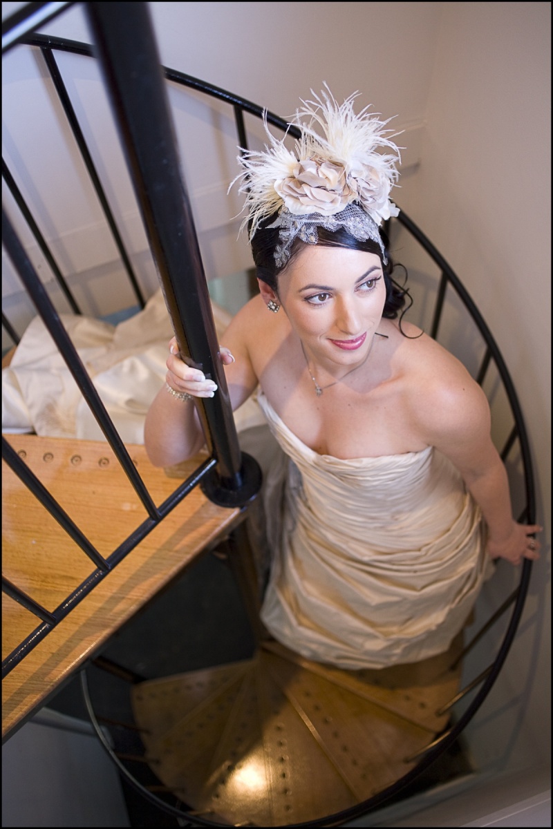 Female model photo shoot of Jodie Louise Millinery in Melbourne