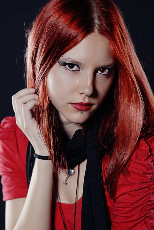 Female model photo shoot of LaurieMetal in Timisoara, Romania