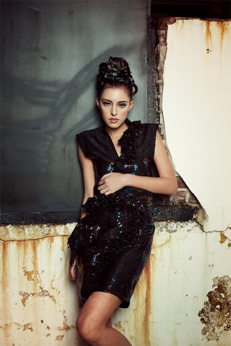 Female model photo shoot of carlyrose p by Adam-Doyle, wardrobe styled by AVNAH 