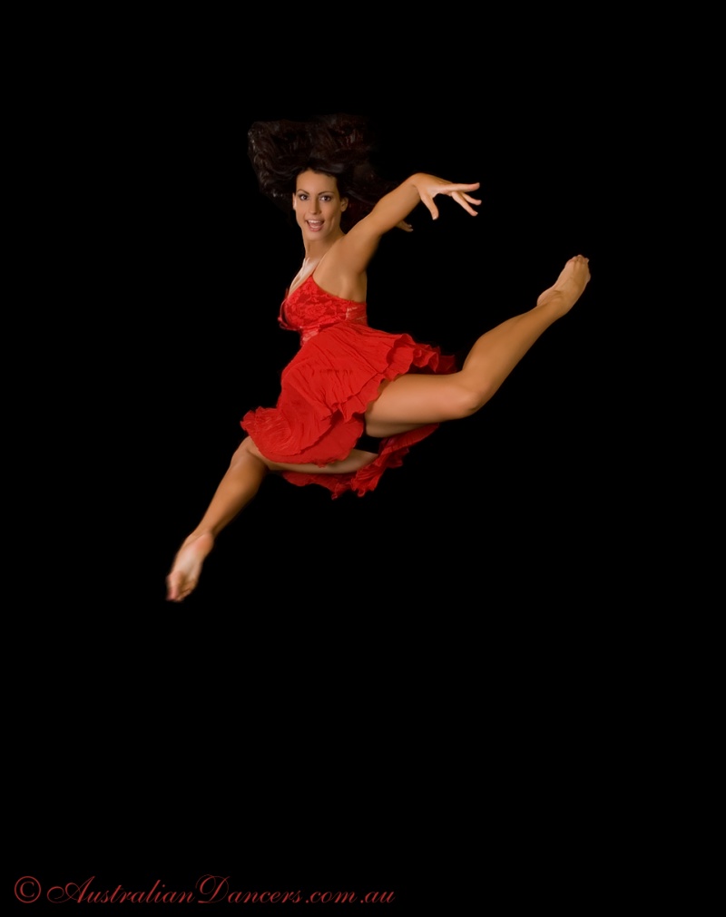 Female model photo shoot of Kim Hudman by DanceFashionPhotography