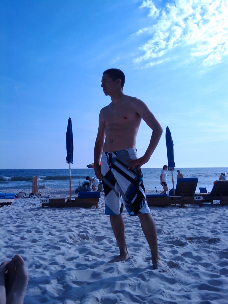 Male model photo shoot of Anthony Beaman in Panama City Beach, Florida