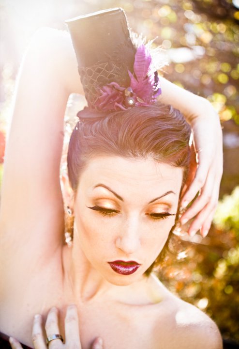 Female model photo shoot of Fierce Femme Couture and Kaitlin Dessa Fell
