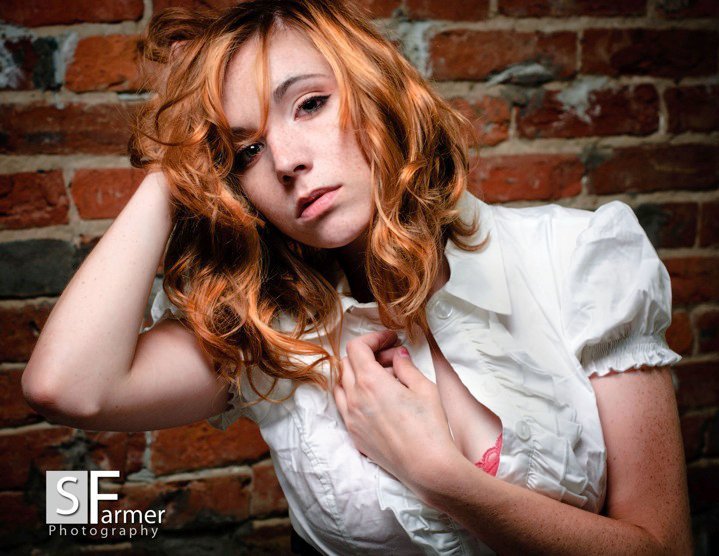 Female model photo shoot of Nichole Albright, hair styled by Scott Farmer 36