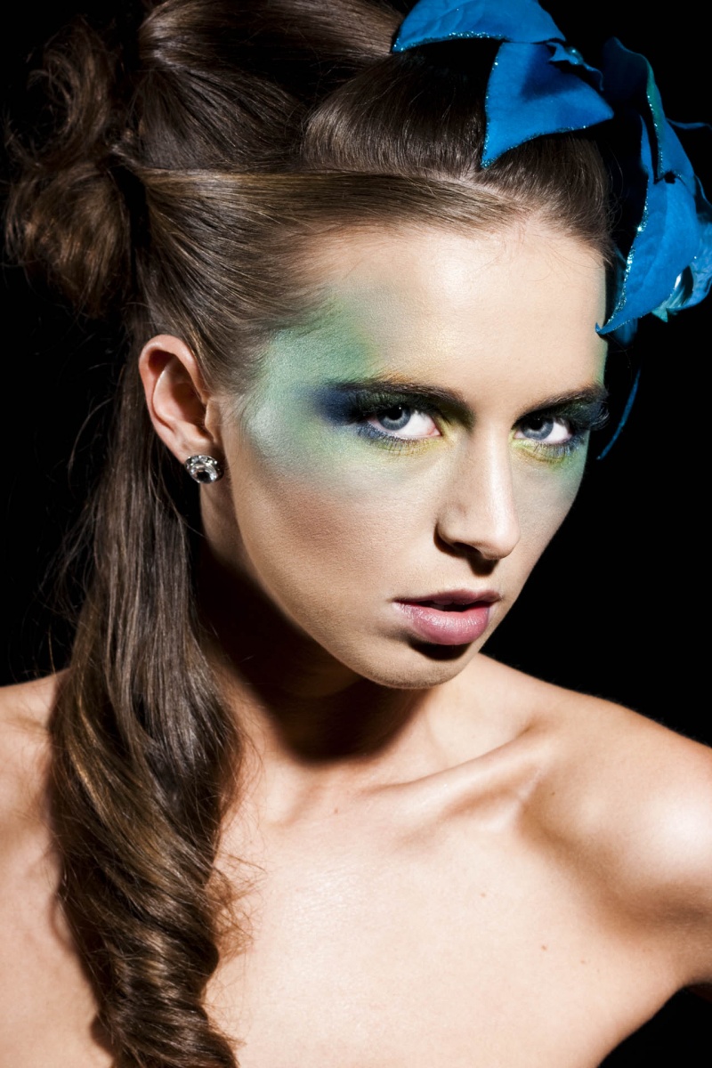Female model photo shoot of Magen Medin by Adam Wamsley, hair styled by Briana Rasicci, makeup by Markie Hayes MUA