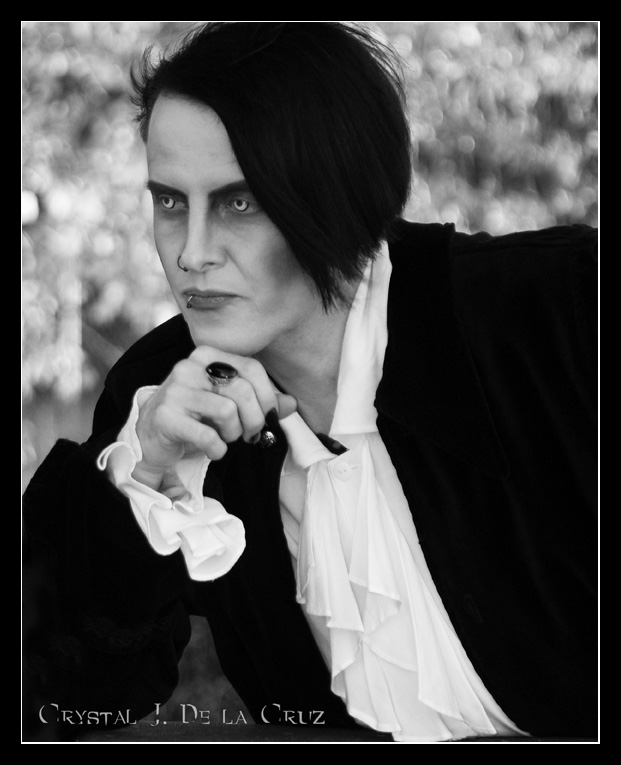 Male model photo shoot of Michael Morbius by Luna Soledad, makeup by Lollycat