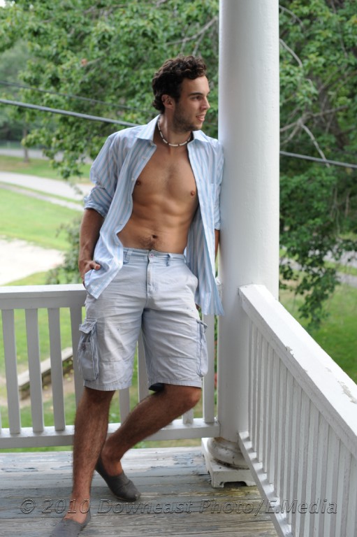 Male model photo shoot of Darce Diggy in Maine, USA