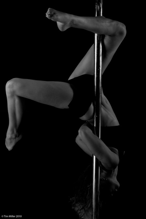 Female model photo shoot of brooke neil by Spyjournal in The Pole Gym