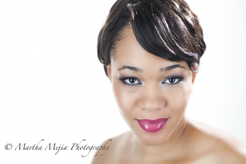 Female model photo shoot of DD Lee by Martha Mejia, hair styled by DJs Hairstyles, makeup by Brittany Dunn