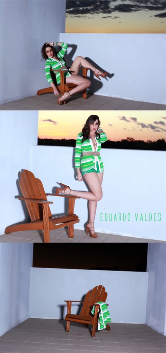 Female model photo shoot of Nicole Mestres by Eduardo Valdes (OTB)