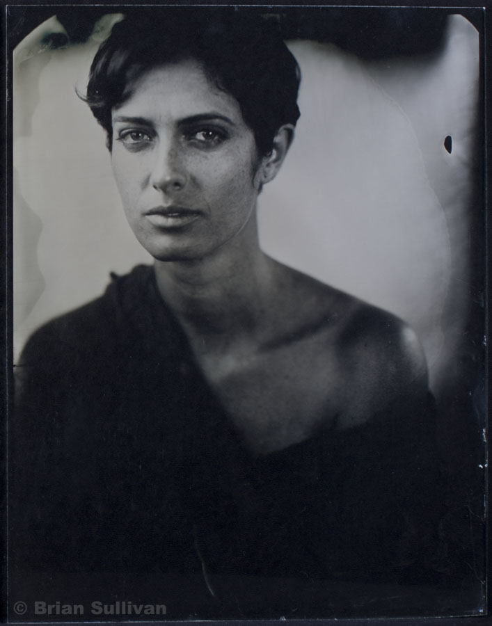 Male and Female model photo shoot of Brian Sullivan-WetPlate and Be S in SF Studio