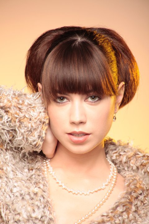Female model photo shoot of Romina Makeup
