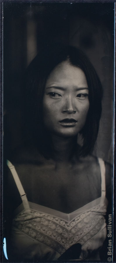Female model photo shoot of -K-S- by Brian Sullivan-WetPlate in Upstairs
