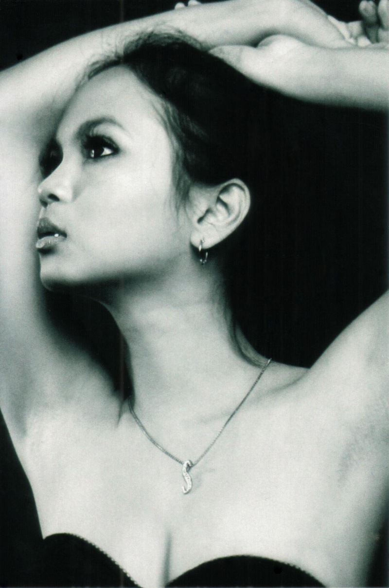 Female model photo shoot of Indri R Sakinah in Akar Studio, Bandung.
