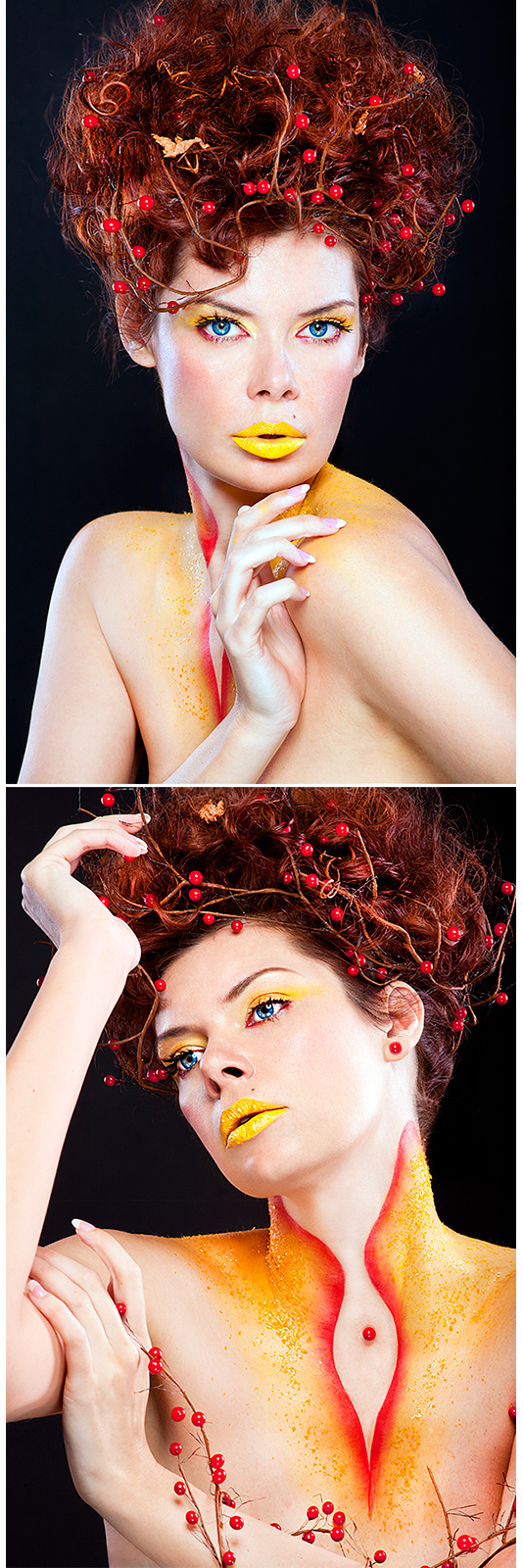 Female model photo shoot of J M W and Lola Burlitz by AndreBelmont in Seattle, makeup by melanie melanie