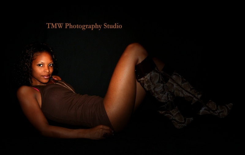 Female model photo shoot of TMW Photography Studio and LaKrisha in TMW Photography Studio