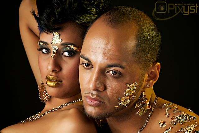 Male and Female model photo shoot of Cesar El Malo and Natasha Vazquez by Pixyst in Rochester , Ny, makeup by Painting Faces 7