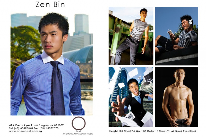 Male model photo shoot of zenbin