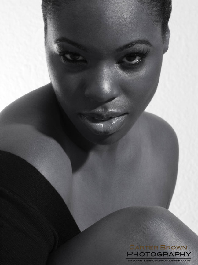 Female model photo shoot of Aneva by CarterBrown Photography, makeup by TygaB