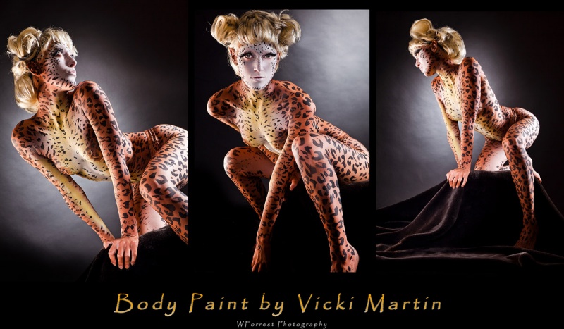 Female model photo shoot of Vicki M Bodypaint in Halifax