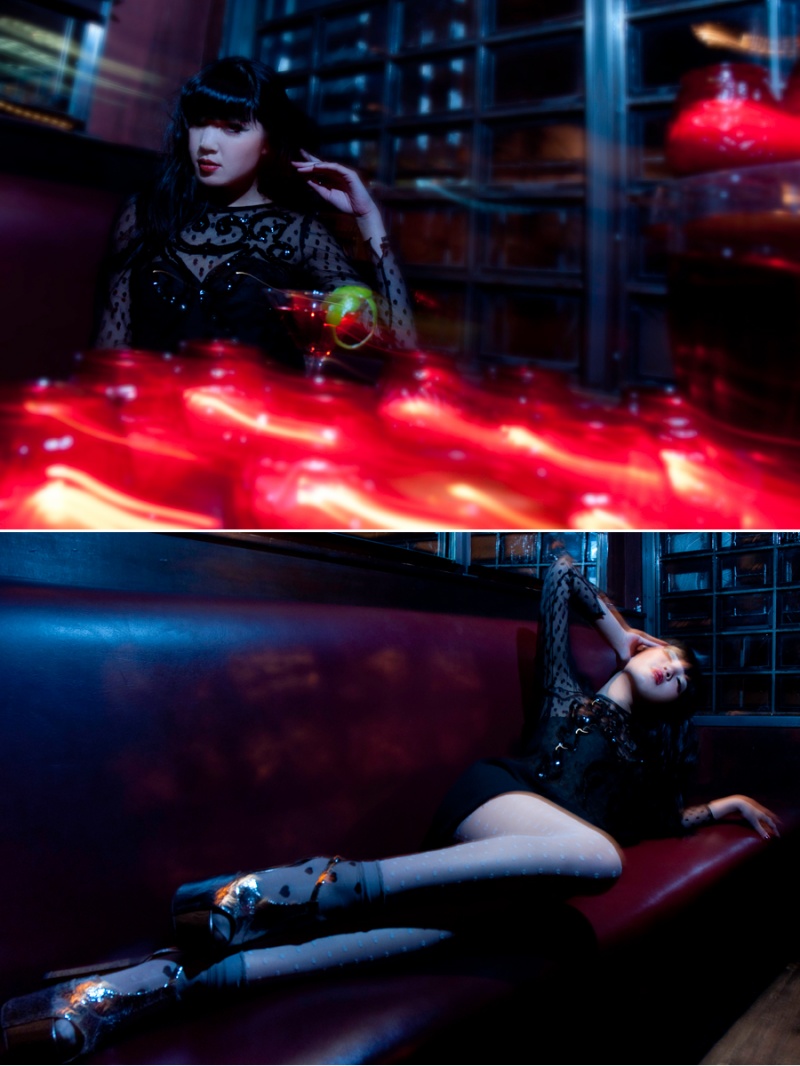 Female model photo shoot of Iris Chow and Nida Thaingtham by Jon  Buch  in sf,ca, makeup by Lynnae Lampreda